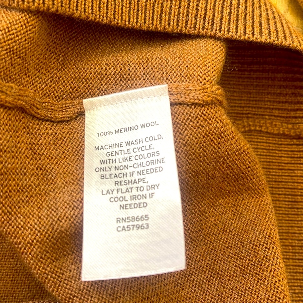 MERINO WOOL NORDSTROM TURTLE NECK SWEATER - Picture 8 of 8